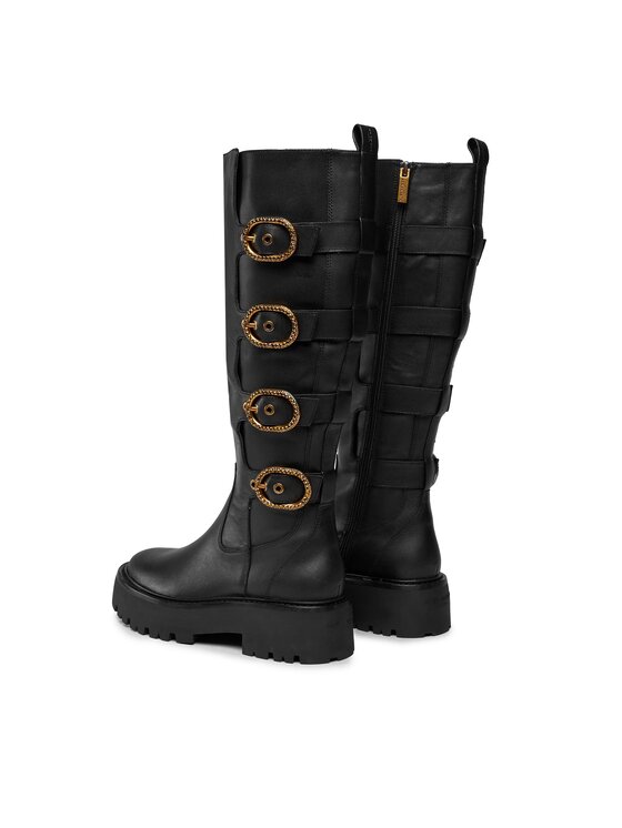 Kurt Geiger Kurt Geiger Kozačky 225-Mayfair Knee Chelsea Boot 655200109 Černá
