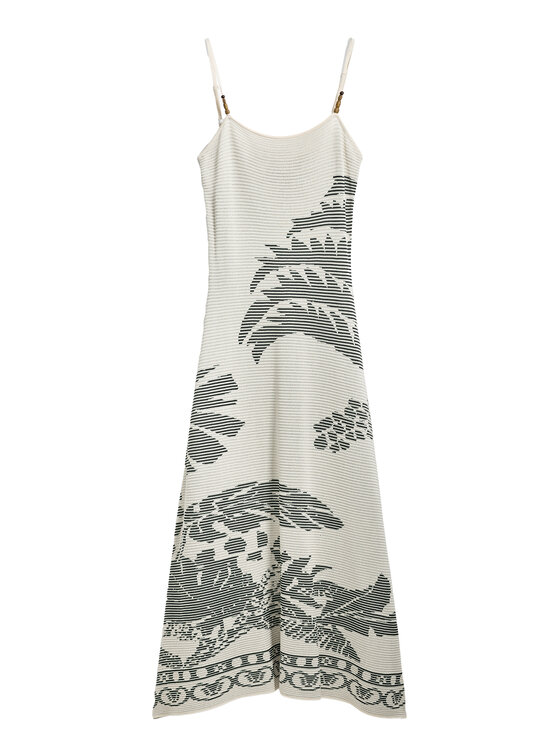 Desigual Desigual Sommerkleid Marsella 25SWVF11 Beige Slim Fit