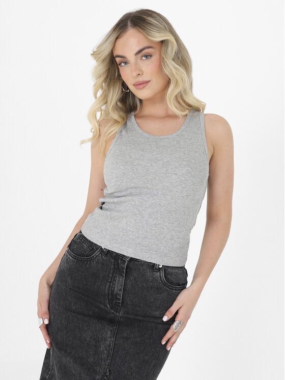 Brave Soul Brave Soul Felső LV-627CIERAPKA Szürke Slim Fit