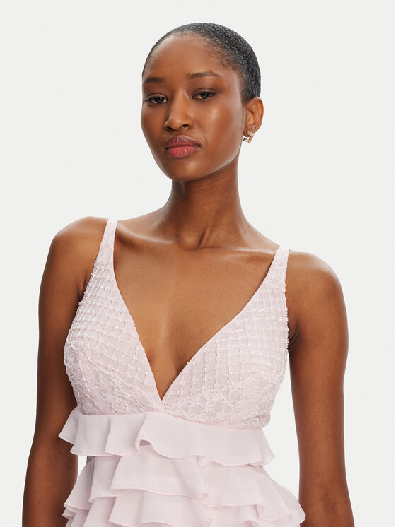 Elisabetta Franchi Elisabetta Franchi Koktejlové šaty AB-R42-52E2- Růžová Regular Fit