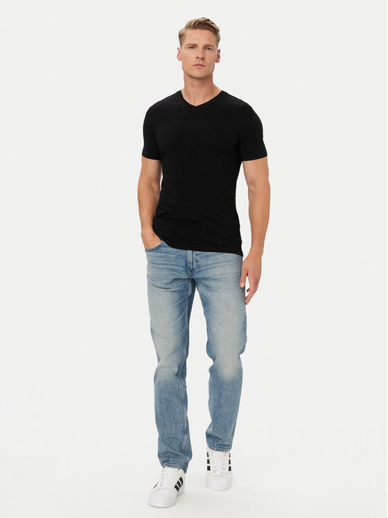 United Colors Of Benetton United Colors Of Benetton T-krekls 3U53J4231 Melns Regular Fit