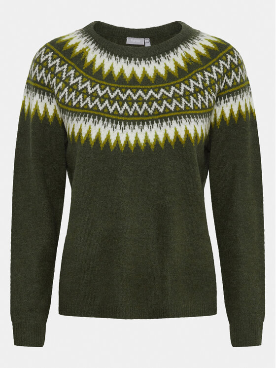 Fransa Fransa Pullover 20612945 Grün Regular Fit