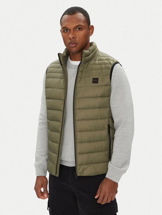 BOSS BOSS Prsluk Odeno2 50530966 Zelena Slim Fit