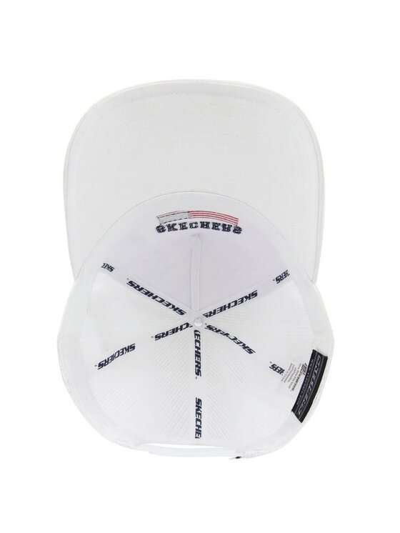 Skechers Skechers Czapka z daszkiem ZKCH2231-WHT Biały
