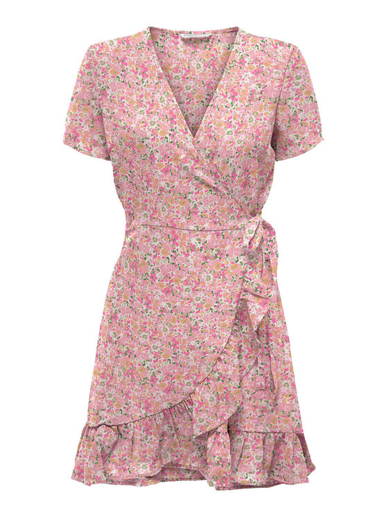 ONLY Kleid für den Alltag 15256778 Rosa Regular Fit | Modivo.de