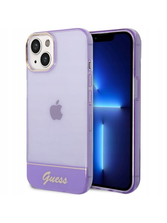 Guess Guess Etui na telefon Translucent Fioletowy
