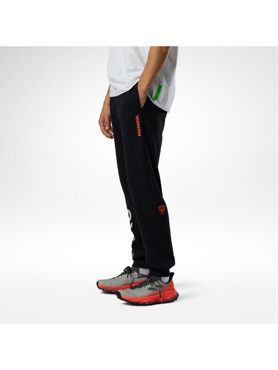 Rossignol Rossignol Spodnie dresowe M Hero Sweatpant Czarny Regular Fit