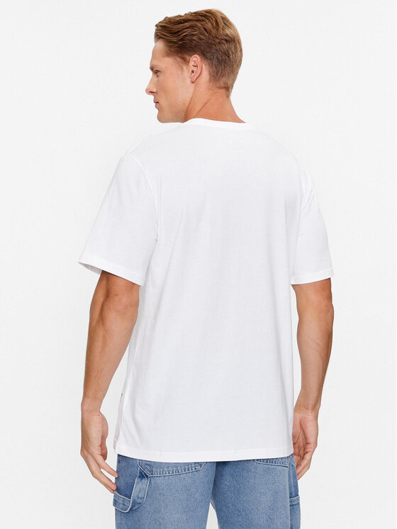 Converse Converse Тишърт Chuck Retro Ct Collegiate Ss Tee 10025293-A03 Бял Regular Fit