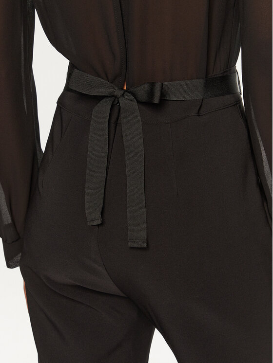 Rinascimento Rinascimento Kombinezon CFC0121690003 Czarny Regular Fit