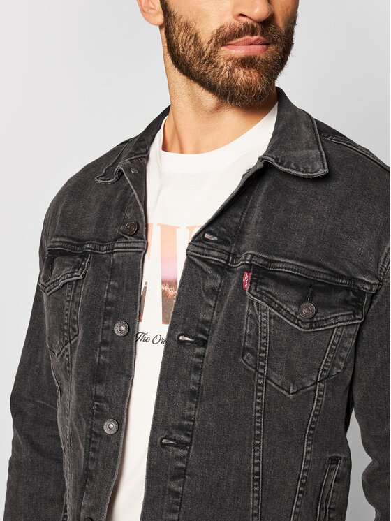 Levi's® Jeansová bunda The Trucker 72334-0515 Černá Regular Fit