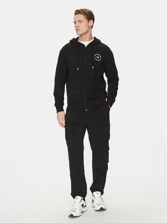 Jack&Jones Jack&Jones Majica dugih rukava Simon 12269366 Crna Standard Fit