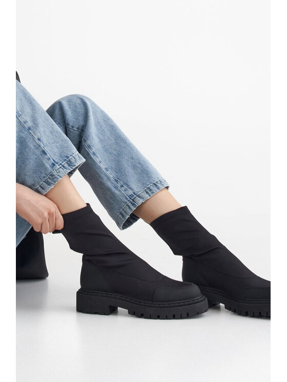 Estro Estro Μποτάκια ER00112039 Μαύρο