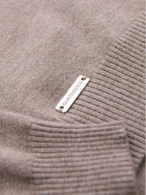 Ombre Ombre Polo OM-POLS-0151 Brązowy Regular Fit