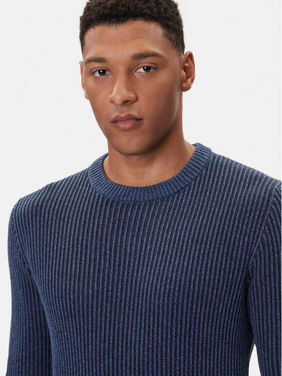 Jack & Jones Jack & Jones Sweter Dover 12278816 Granatowy Regular Fit