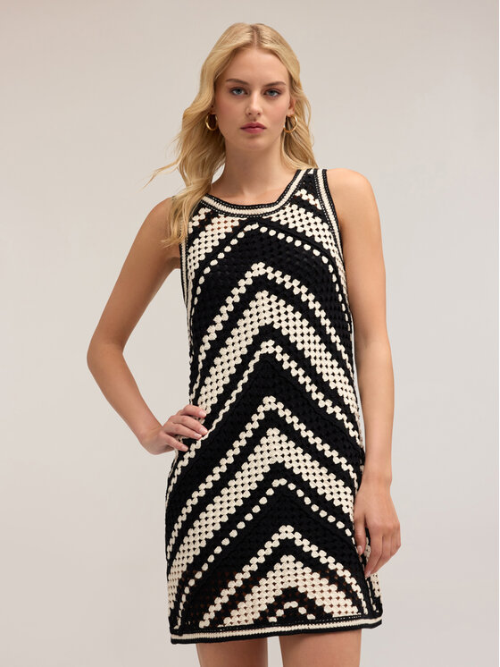 Motivi Motivi Abito da cocktail 7633W001439N0S1 Nero Regular Fit