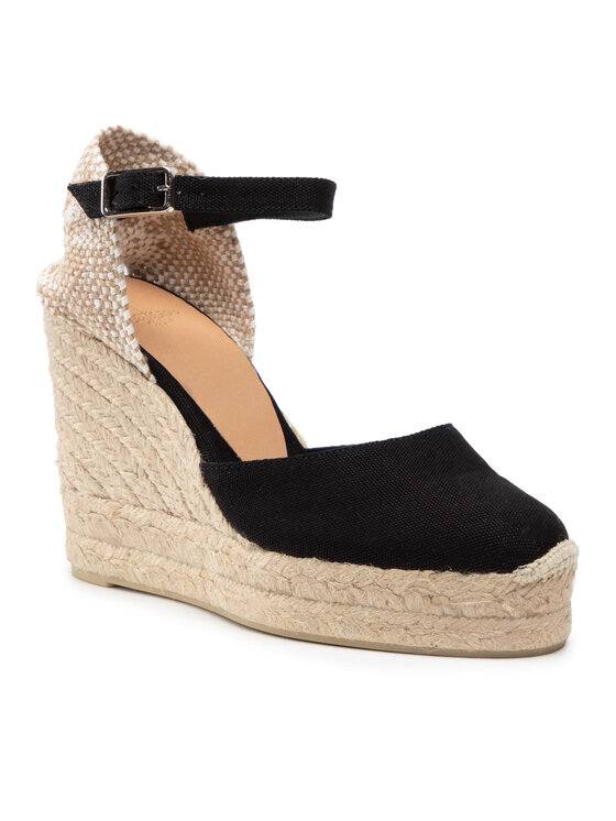 Castañer Castañer Espadrilky Carol/8ED/001 020975-100 Černá