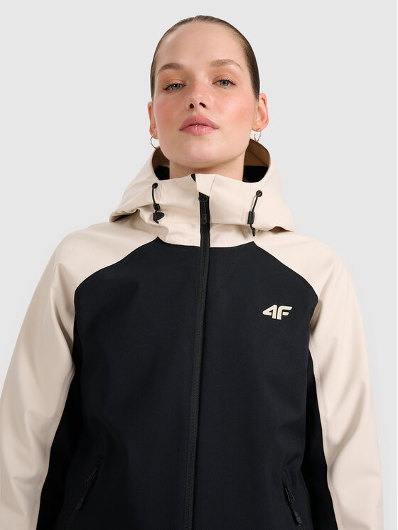 4F 4F Kurtka przejściowa MULTI ACTIVE Beżowy Regular Fit