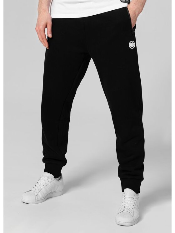PITBULL PITBULL Spodnie dresowe Spodnie Czarny Regular Fit