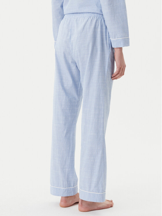 Hunkemöller Hunkemöller Pyjamahose 301492 Himmelblau Regular Fit