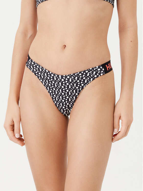 HUGO HUGO Bikini alsó Monogram 50534946 Fekete