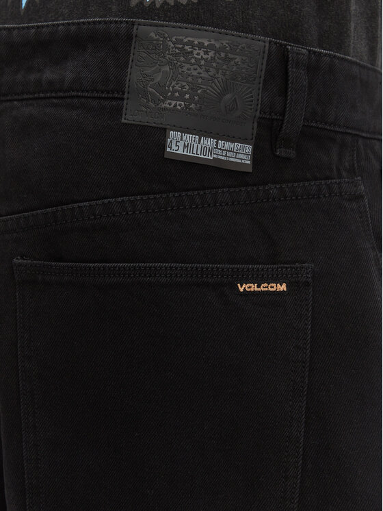 Volcom Volcom Džínsové šortky Billow A2012200 Čierna Relaxed Fit