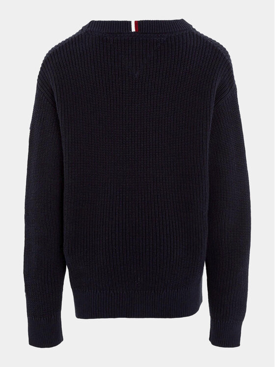 Tommy Hilfiger Tommy Hilfiger Sweater Monotype KB0KB08364 D Sötétkék Regular Fit