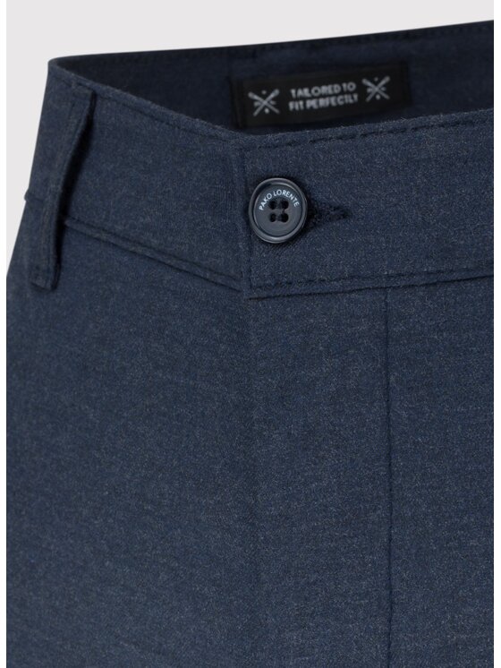 Pako Lorente Pako Lorente Spodnie materiałowe P24WF-WX-008 Granatowy Slim Fit