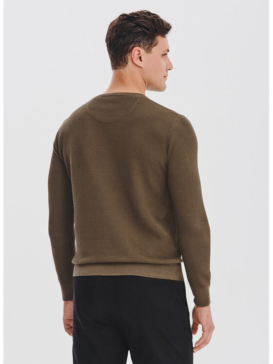 Pako Lorente Pako Lorente Sweter P25WF-2X-001 Brązowy Classic Fit