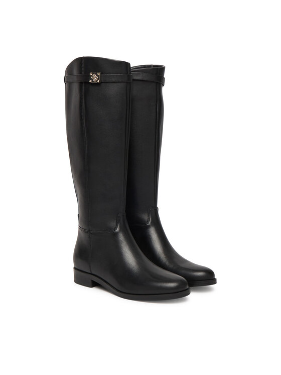 Guess Guess Zābaki FLFZOR LEA11 Melns