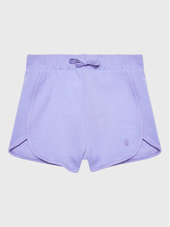 United Colors Of Benetton Pantaloni scurți sport 3J70G900O Violet Regular Fit