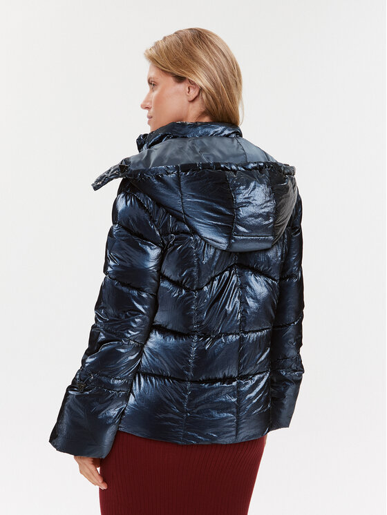 Guess Guess Pūkinė striukė W3BL25 WFR90 Tamsiai mėlyna Regular Fit