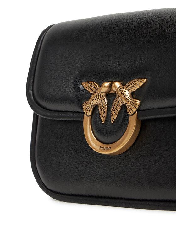 PINKO PINKO Kabelka Love Box Bag Fl Mini 104297 A26L Černá