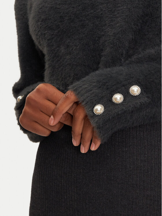 Morgan Morgan Strickkleid 242-RMONA Grau Slim Fit