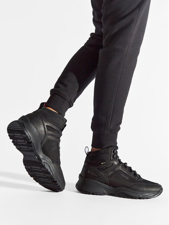 Tommy Hilfiger Boots High Sneaker Boot GORE TEX FM0FM03935 Noir Modivo