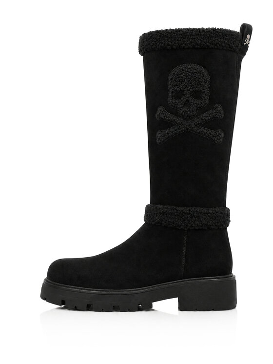PHILIPP PLEIN PHILIPP PLEIN Kotníková obuv s elastickým prvkem 31833 Černá