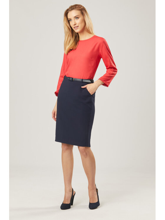 QUIOSQUE QUIOSQUE Halenka HINDI SHIRT Korálová Regular Fit