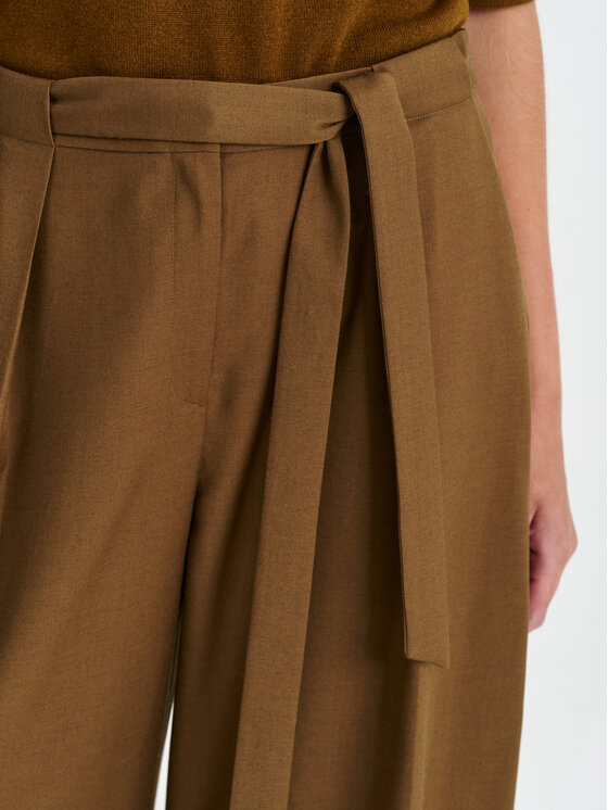TATUUM TATUUM Spodnie materiałowe ANAISO Khaki Loose Leg