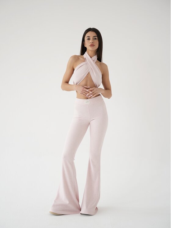 MissDenim MissDenim Top Cozy Różowy Second Skin Fit