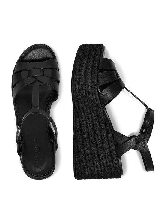 Badura Badura Espadrilles EO-AMARI-LT0228-26-805 Fekete