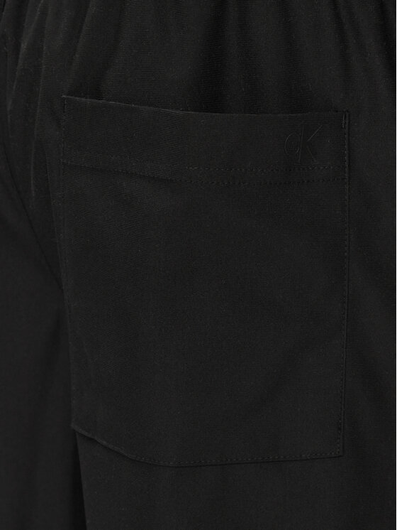 Calvin Klein Jeans Calvin Klein Jeans Pantaloni scurți sport Tab J30J325701 Negru Regular Fit