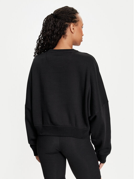 adidas adidas Mikina Essentials IW0953 Černá Loose Fit