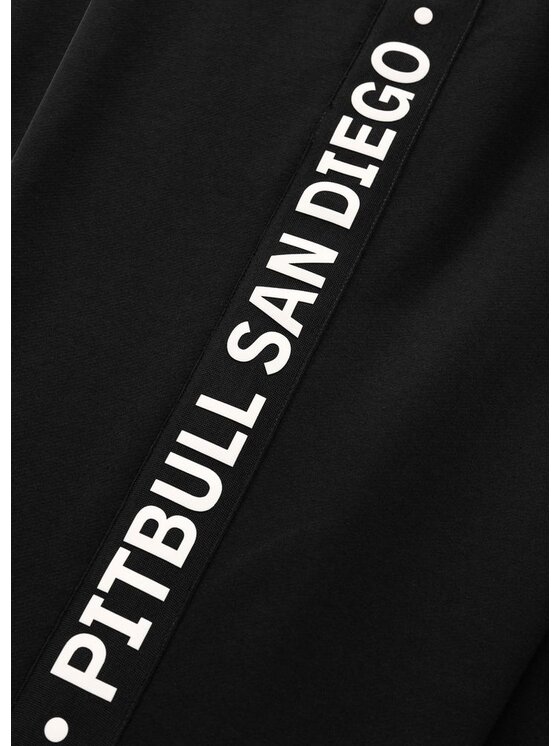 PITBULL PITBULL Spodnie dresowe TAPE PARKER Czarny Regular Fit