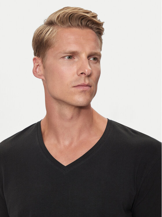 Pierre Cardin Pierre Cardin 2er-Set T-Shirts 29991.000.9000 Schwarz Modern Fit