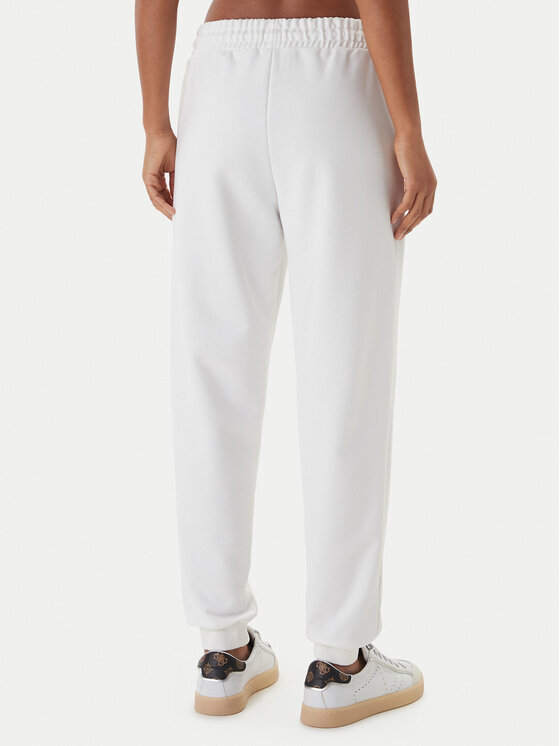 Guess Guess Spodnji del trenirke V6GB11 K3095 Bela Regular Fit