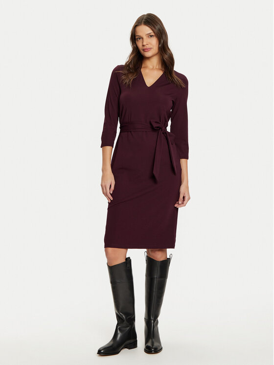 Tatuum Tatuum Vsakodnevna obleka Cole T2422.201B Bordo rdeča Regular Fit