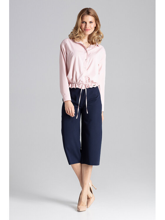 FIGL FIGL Koszula M647 Różowy Regular Fit