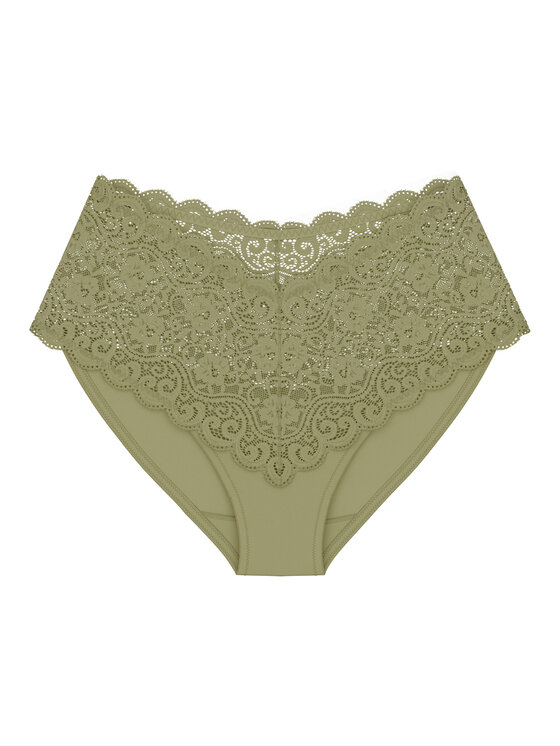 Triumph Triumph Klasične spodnje hlačke z visokim pasom Amourette 10210675 Zelena