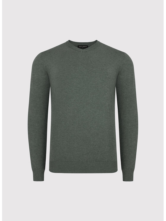 Pako Lorente Pako Lorente Sweter P25WN-2X-034 Zielony Classic Fit