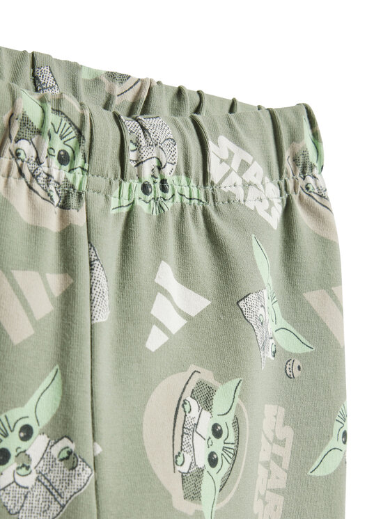 adidas adidas Dres Star Wars The Mandalorian™ JF3631 Zielony Regular Fit