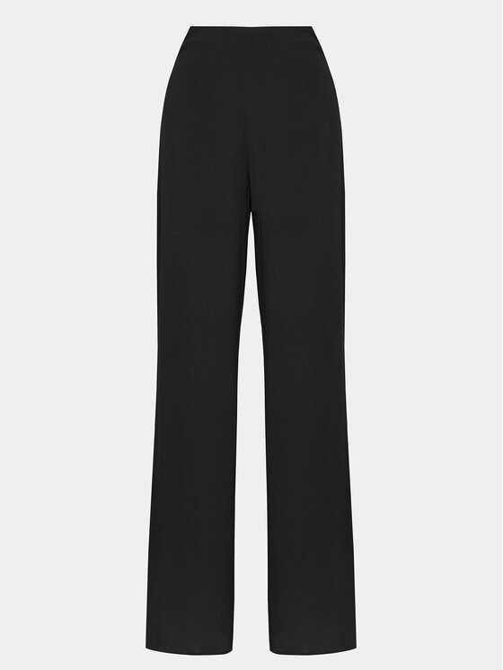Calvin Klein Jeans Calvin Klein Jeans Bavlnené nohavice Chiffon J20J223321 Čierna Wide Leg